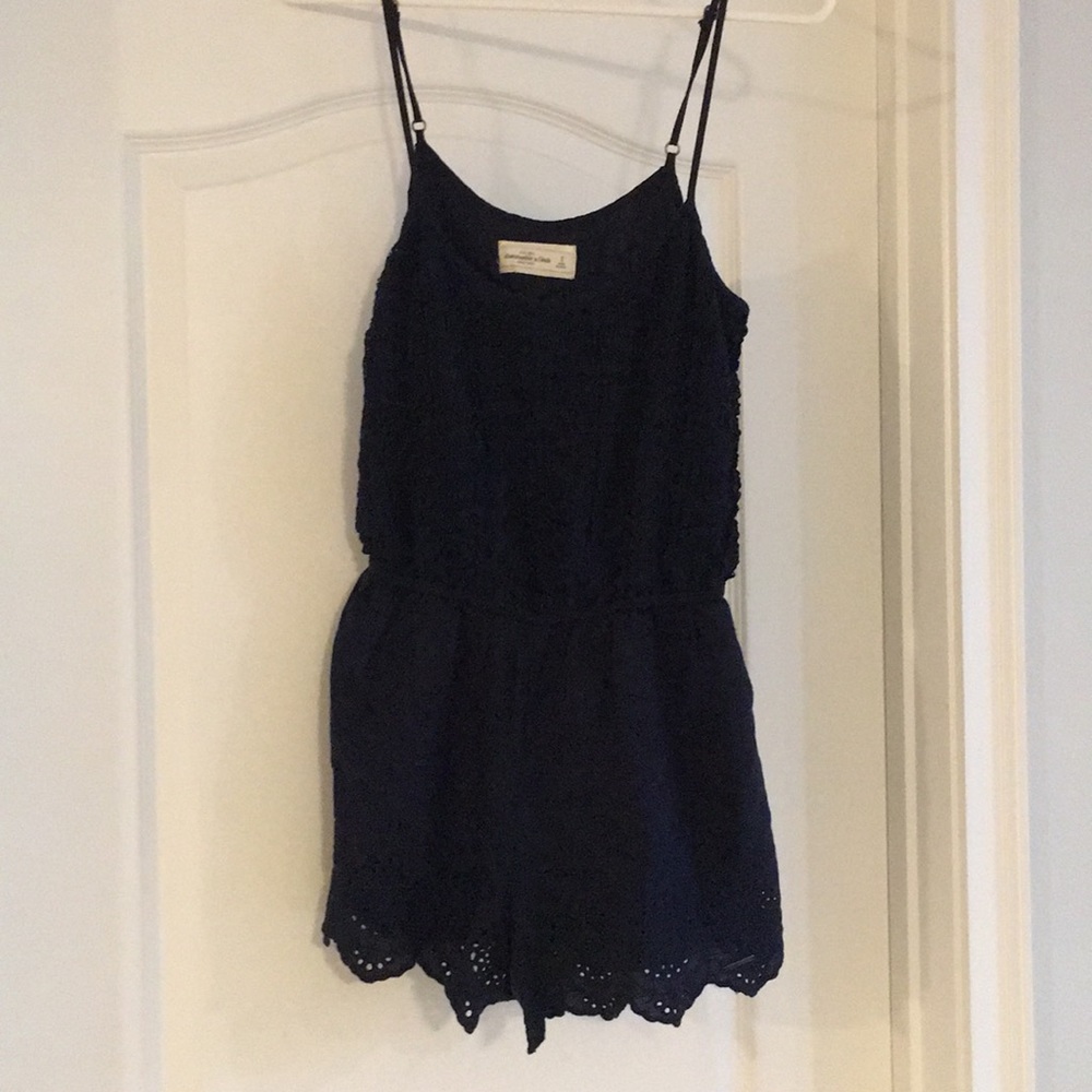 SALE!! Navy Blue Abercrombie & Fitch Lace Jumper